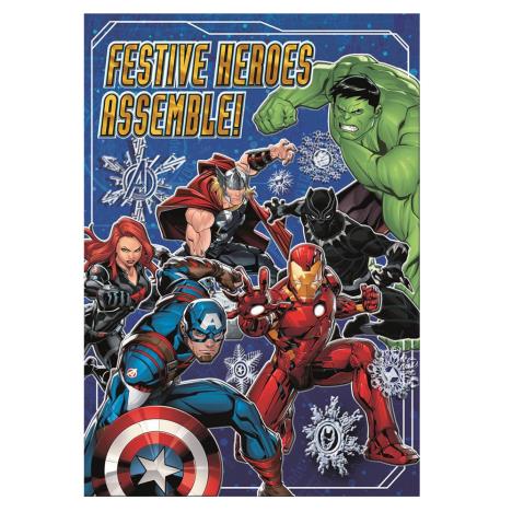 Festive Heroes Marvel Avengers Christmas Card £2.40